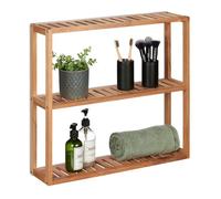 Relaxdays Étagère murale avec 3 niveaux