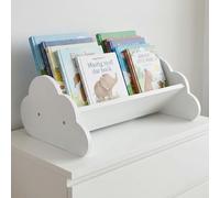 Relaxdays étagère Nuage, Livres Enfant, à Poser, Chambre d'enfant, Blanc | H x L x P : 17 x 43 x 29 cm