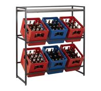 Relaxdays Étagère pour caisses de boissons