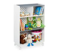 Relaxdays Étagère pour enfant 4 espaces ouverts