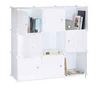 Relaxdays Étagère rangement avec portes