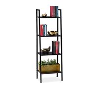 Relaxdays Etagère sur pied avec 4 étages