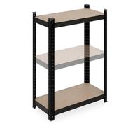 Relaxdays Étagère à charge lourde 5 niveaux 180 x 60 x 30 cm jusqu’à 500 kg acier noir