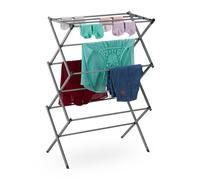 Relaxdays Étendoir à linge pliable
