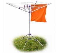 Relaxdays Sèche-linge parapluie 19 m aluminium