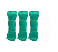 Relaxdays Filet Anti-Oiseaux, Lot de 3, Protection Jardin, Arbres, 10 x 4 m, Mailles Fines, 20x20 mm, Vert