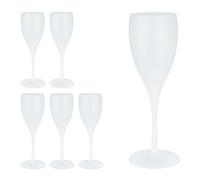 Relaxdays Flûte à champagne en lot de 6