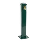 Relaxdays Fontaine de Jardin carrée Antique avec Robinet, raccord 3/4'', 91 cm, Verte