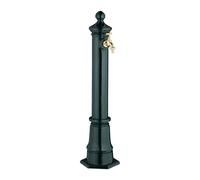 Relaxdays Fontaine extérieure pour Le Jardin ou la terrasse, Robinet, Design Antique, HLP 80 x 18 x 20,5 cm, Vert foncé