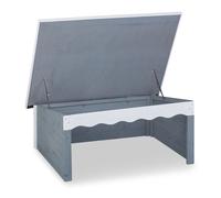 Relaxdays Garage jardin bois pour robot tondeuse