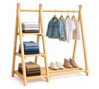Relaxdays, Garde-robe + portant, Porte-vêtements enfants