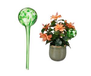 Relaxdays Globe vert d’arrosage en lot de 12 verre