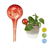 Relaxdays Globes d'arrosage lot de 20 rouge