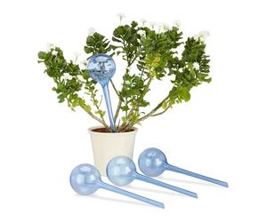 Relaxdays Globes d’arrosage lot de 80 bleu