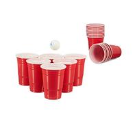 Relaxdays Gobelet en plastique lot de 50