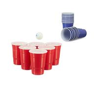 Relaxdays Gobelet en plastique lot de 100