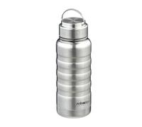Relaxdays Gourde en Acier Inoxydable, 400 ML, étanche, pour Boissons Chaudes & Froides, Isolante, extérieur, argenté