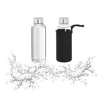 Relaxdays Gourde en verre de 360 ml
