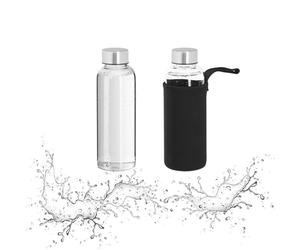 Relaxdays Gourde en verre de 360 ml