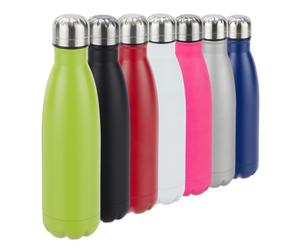 Relaxdays Gourde inox bouteille eau verte lot de 3