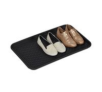 Relaxdays Grand bac à chaussures avec formes