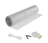 Relaxdays Grillage à lapins ou poules, en acier recouvert de zinc, mailles 6,3 x 6,3 mm, 100 cm x 10 m, argenté