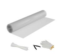 Relaxdays Grillage à lapins ou poules, en acier recouvert de zinc, mailles 6,3 x 6,3 mm, 100 cm x 5 m, argenté