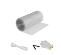 Relaxdays Grillage à Lapins ou Poules, en Acier recouvert de Zinc, Mailles 6,3 x 6,3 mm, 50 cm x 10 m, argenté