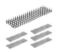 Relaxdays Grille Stop Chats et fouines, lot Pratique de 6, en Plastique, protège Vos trésors Verts, Noire