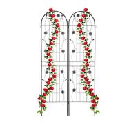Relaxdays Grille tuteur plante 200 cm Lot de 2