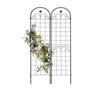 Relaxdays Grille tuteur plante 180 cm en lot de 2