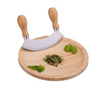 Relaxdays Hachoir berceuse avec planche