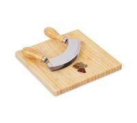 Relaxdays Hachoir berceuse avec planche