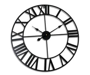 Relaxdays Horloge murale à chiffres romains