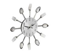 Relaxdays Horloge murale couverts