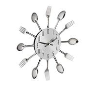 Relaxdays Horloge murale couverts
