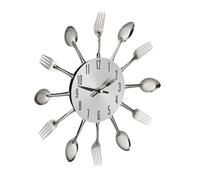 Relaxdays Horloge murale couverts