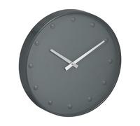 Relaxdays Horloge murale de couleur grise