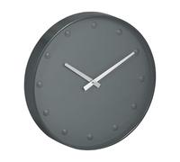 Relaxdays Horloge murale de couleur grise