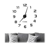 Relaxdays Horloge murale DIY à coller chiffres 3D