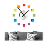 Relaxdays Horloge murale DIY colorée