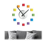 Relaxdays Horloge murale DIY colorée