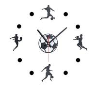 Relaxdays Horloge murale pour les fans de foot