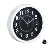 Relaxdays Horloge murale ronde 20 cm