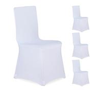 Relaxdays Lot de 12 housses de chaise