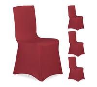 Relaxdays Housses de chaise Lot de 4