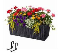 Relaxdays Insert pour balcon & indicateur niveau