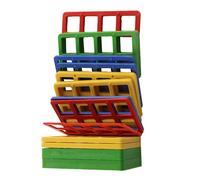 Relaxdays Jeu de 120 cales en plastique