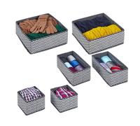 Relaxdays Kit organisateur tiroirs 6 pièces