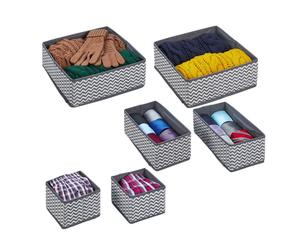 Relaxdays Kit organisateur tiroirs 6 pièces